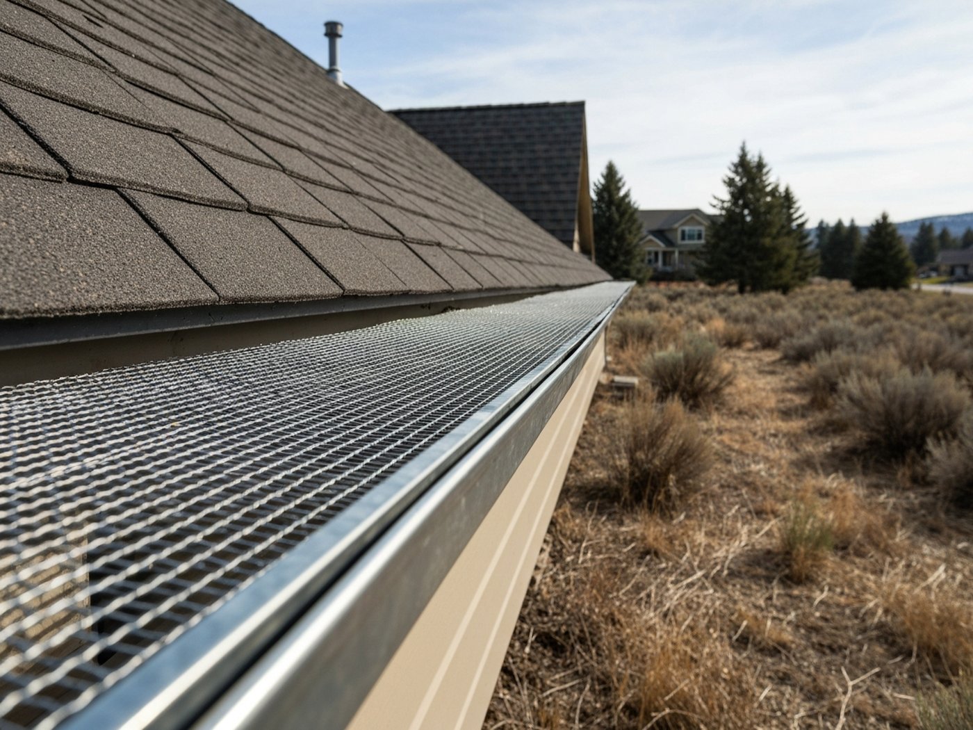 Brush and Wildfire Gutter Guards: Keeping Embers Out of the Roofline